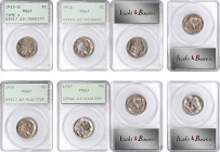 Lot of (4) Early Date Buffalo Nickels. MS-63 (PCGS). OGH--First Generation.
Included are: 1913-S Type I; 1914; 1915; and 1919.
Estimate: $0.00- $0.0...