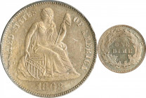 1868 Liberty Seated Dime. Proof-63 (PCGS). OGH.
PCGS# 4761. NGC ID: 23CS.
Estimate: $0.00- $0.00