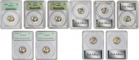 Lot of (5) Full Bands Mint State Mercury Dimes. (PCGS). OGH.
Included are: 1929-D MS-64 FB; 1935 MS-64 FB; 1942-D MS-65 FB; and (2) 1944-D MS-66 FB, ...