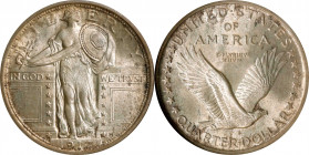 1917 Standing Liberty Quarter. Type I. MS-64 (NGC). OH.
PCGS# 5706. NGC ID: 242Z.
Estimate: $0.00- $0.00