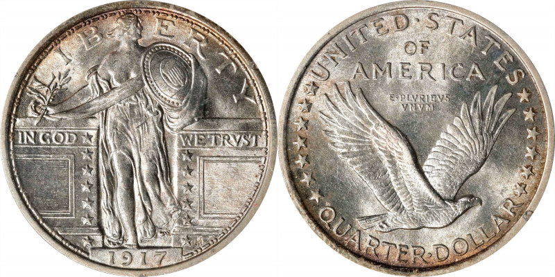 1917 Standing Liberty Quarter. Type I. MS-63 (PCGS). OGH--First Generation.
The...