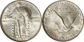 1927 Standing Liberty Quarter. MS-63 (NGC). OH.
PCGS# 5760. NGC ID: 243U.
Estimate: $0.00- $0.00