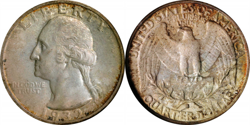 1932-S Washington Quarter. MS-64 (NGC). OH.
PCGS# 5792. NGC ID: 2449.
Estimate...