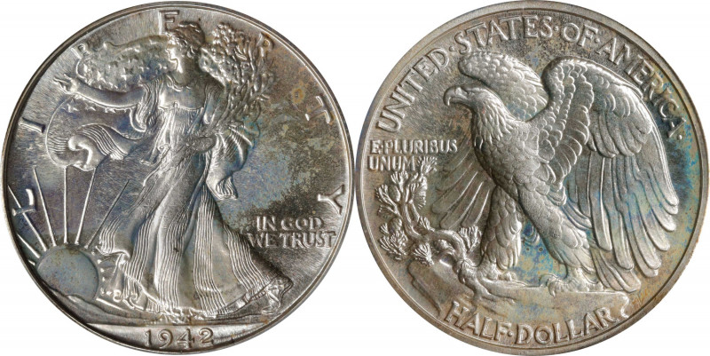 1942 Walking Liberty Half Dollar. Proof-66 (PCGS). OGH.
PCGS# 6642. NGC ID: 27V...