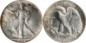 1942 Walking Liberty Half Dollar. Proof-65 (NGC). OH.
PCGS# 6642. NGC ID: 27V9.
Estimate: $0.00- $0.00