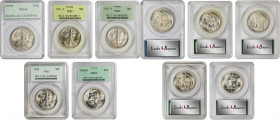 Lot of (5) Mint State Walking Liberty and Franklin Half Dollars. (PCGS). OGH.
Included are: Walking Liberty: 1939 MS-64, First Generation; 1941-D MS-...