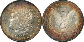 1878 Morgan Silver Dollar. 7 Tailfeathers. Reverse of 1878. MS-63 PL (NGC). OH.
Chipping along the front lower edge of the NGC holder is noted.
PCGS...