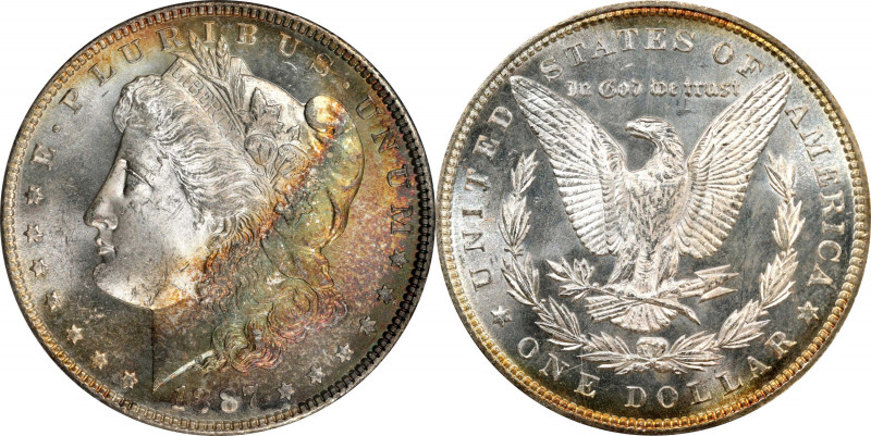 1887 Morgan Silver Dollar. MS-64 PL (PCGS). OGH--First Generation.
PCGS# 7173. ...