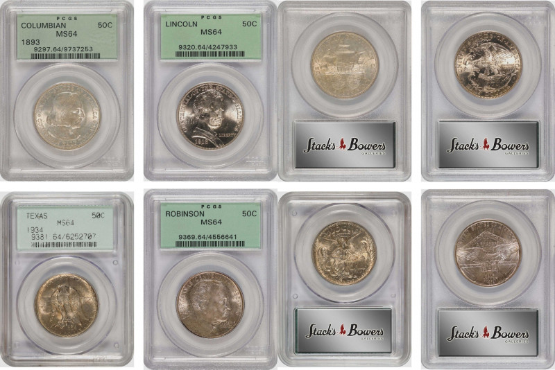 Lot of (4) Commemorative Silver Half Dollars. MS-64 (PCGS). OGH.
Included are: ...