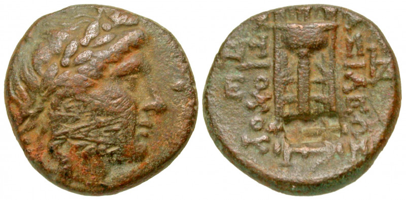 "Seleukid Kingdom. Antiochos II Theos. 261-246 B.C. AE 17 (16.6 mm, 3.95 g, 12 h...