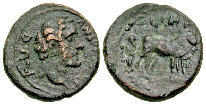 "Mysia, Parium. Antoninus Pius. A.D. 138-161. AE 17 (16.83 mm, 3.04 g, 7 h). ANT...