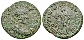 "Phrygia, Temenothrai. Valerian II. Caesar, A.D. 253-255. AE 23 (23.02 mm, 5.78 g, 7 h). Kleoboulos, first archon. &Kappa; &Pi;&Omicron; &Kappa;&Omicr...