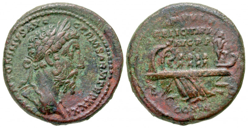 "Marcus Aurelius. A.D. 161-180. AE as (27 mm, 12.02 g, 12 h). Rome mint, struck ...