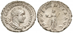 "Gordian III. A.D. 238-244. AR antoninianus (22.7 mm, 4.90 g, 12 h). Antioch mint, struck A.D. 238-239. IMP CAES M ANT GORDIANVS AVG, laureate and cui...