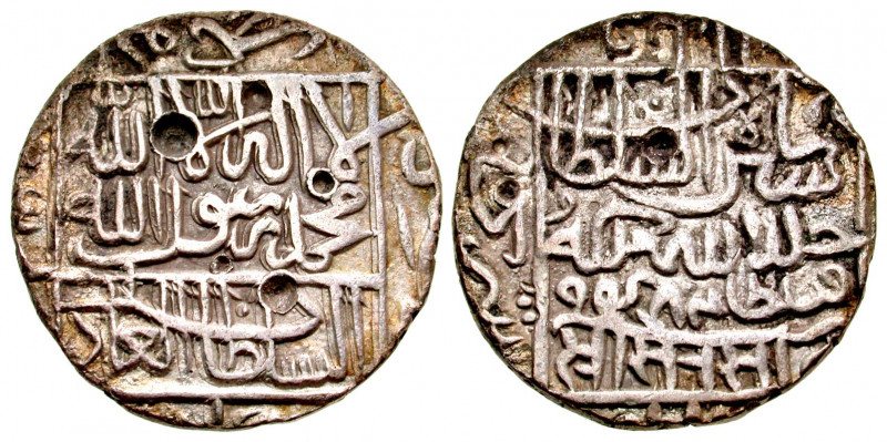 "India, Delhi Sultanate. Sher Shah Sur. 945-952/1538-1545. AR rupee (27.9 mm, 10...