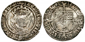 "British, House of Tudor. Henry VIII. 1509-1547. AR groat (24.7 mm, 2.48 g, 5 h). London mint; im: arrow, 1526-1544. hENRIC'. VIII'. D': G'. R'. AGL'....