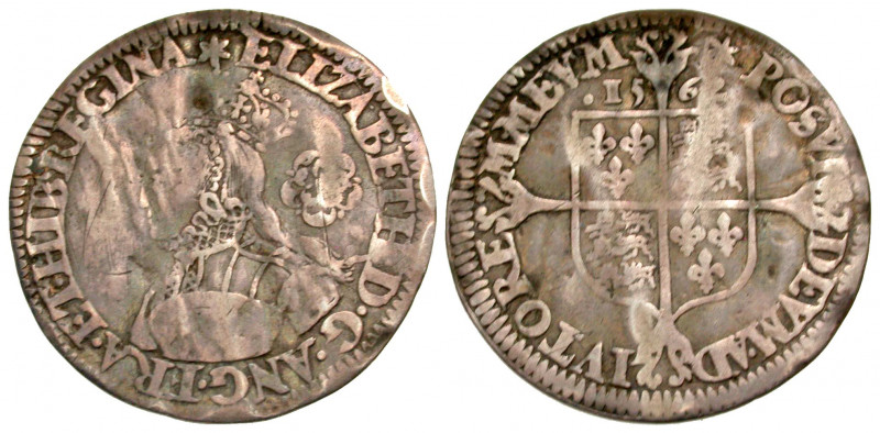 "British, House of Tudor. Elizabeth I. 1558-1603. AR sixpence (25 mm, 2.73 g, 6 ...