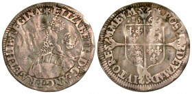 "British, House of Tudor. Elizabeth I. 1558-1603. AR sixpence (25 mm, 2.73 g, 6 h). Milled coinage. Tower (London) mint; im: star, struck 1562. ELIZAB...