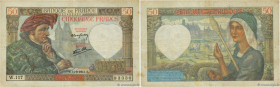 Country : FRANCE 
Face Value : 50 Francs JACQUES CŒUR 
Date : 11 septembre 1941 
Period/Province/Bank : Banque de France, XXe siècle 
Catalogue refere...