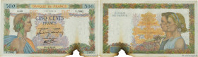 Country : FRANCE 
Face Value : 500 Francs LA PAIX 
Date : 06 avril 1944 
Period/Province/Bank : Banque de France, XXe siècle 
Catalogue reference : F....