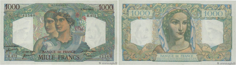 Country : FRANCE 
Face Value : 1000 Francs MINERVE ET HERCULE 
Date : 29 juin 19...
