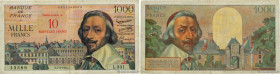Country : FRANCE 
Face Value : 10 NF sur 1000 Francs RICHELIEU 
Date : 07 mars 1957 
Period/Province/Bank : Banque de France, XXe siècle 
Catalogue re...