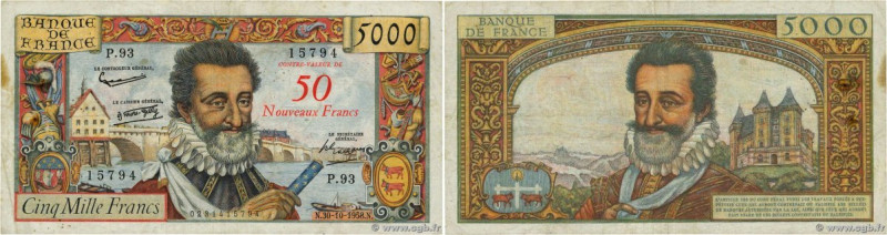 Country : FRANCE 
Face Value : 50 NF sur 5000 Francs HENRI IV 
Date : 30 octobre...