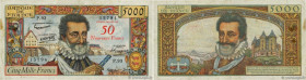 Country : FRANCE 
Face Value : 50 NF sur 5000 Francs HENRI IV 
Date : 30 octobre 1958 
Period/Province/Bank : Banque de France, XXe siècle 
Catalogue ...