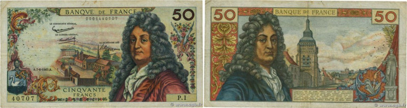 Country : FRANCE 
Face Value : 50 Francs RACINE 
Date : 07 juin 1962 
Period/Pro...