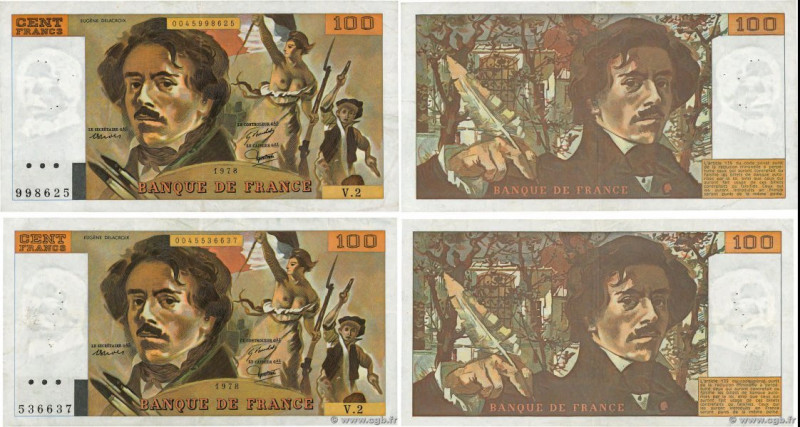 Country : FRANCE 
Face Value : 100 Francs DELACROIX Lot 
Date : 1978 
Period/Pro...