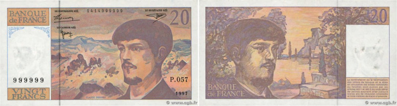 Country : FRANCE 
Face Value : 20 Francs DEBUSSY Modifié Numéro spécial 
Date : ...