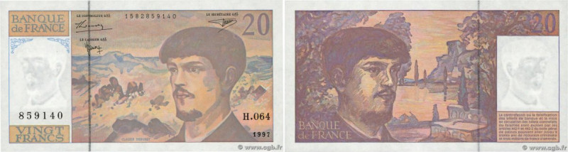 Country : FRANCE 
Face Value : 20 Francs DEBUSSY Modifié Grand numéro 
Date : 19...