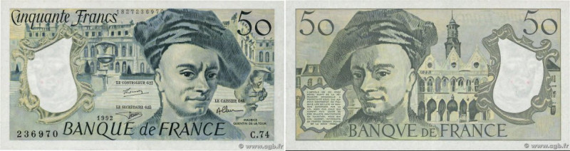 Country : FRANCE 
Face Value : 50 Francs QUENTIN DE LA TOUR Grand numéro 
Date :...