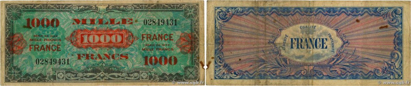 Country : FRANCE 
Face Value : 1000 Francs FRANCE 
Date : 1945 
Period/Province/...