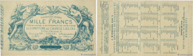 Country : FRANCE regionalism and miscellaneous 
Face Value : 1000 Francs 
Date : (1850) 
Period/Province/Bank : Échantillons - Essais - Scolaires - Th...