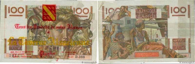 Country : FRANCE regionalism and miscellaneous 
Face Value : 100 Francs JEUNE PA...