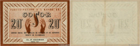 Country : FRANCE regionalism and miscellaneous 
Face Value : 20 Francs 
Date : (1941-1945) 
Period/Province/Bank : Deuxième Guerre Mondiale 
Commentar...