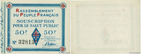 Country : FRANCE regionalism and miscellaneous 
Face Value : 50 Francs 
Date : (1947) 
Period/Province/Bank : Politique 
Alphabet - signatures - serie...