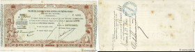 Country : NEW CALEDONIA 
Face Value : 5000 Francs 
Date : 23 février 1875 
Period/Province/Bank : Traite 
Catalogue reference : K.91 
Alphabet - signa...