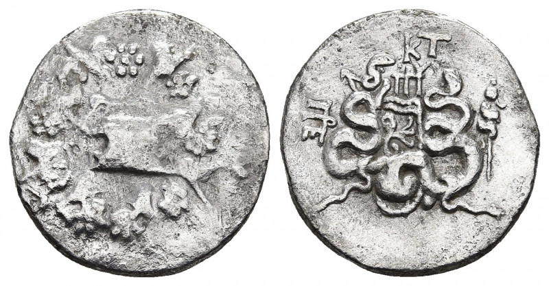 MYSIA. Pergamon. Circa 166-67 BC. Cistophorus (25.2 mm, 11.7 g ), circa 104-98. ...