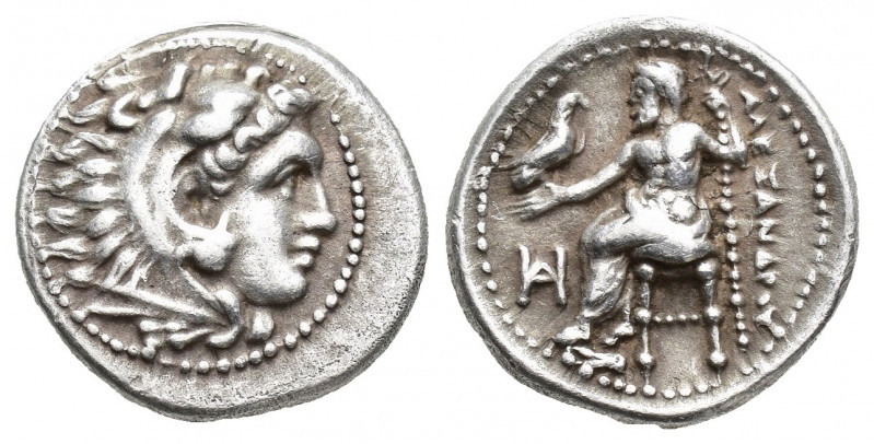 KINGS of MACEDON. Alexander III ‘the Great’. 336-323 BC. AR Drachm (16.9mm, 4.3 ...