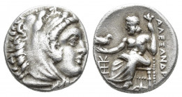 MACEDONIAN KINGDOM. Alexander III the Great (336-323 BC). AR drachm (15.8mm, 4.3 g). Late lifetime-early posthumous issue of Sardes, ca. 323-319 BC. H...