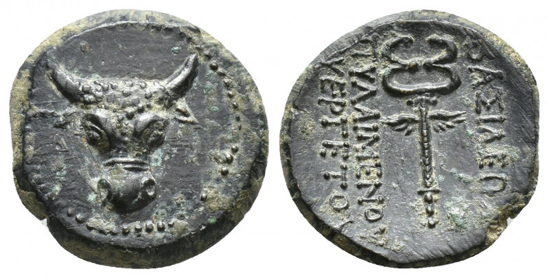 Paphlagonian Kingdom. Pylaimenes II/III Euergetes. Ca. 133-103/95 B.C. Æ (17 mm,...