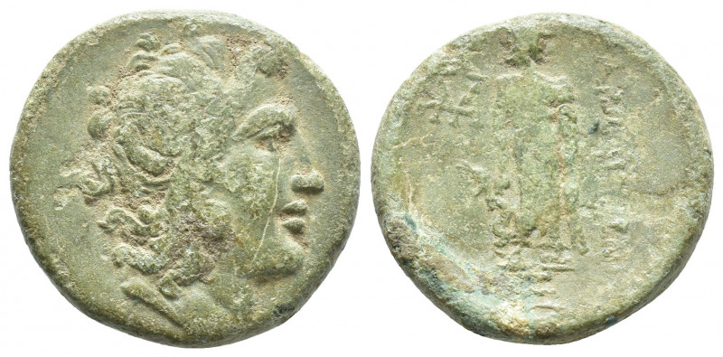 THRACE. Maroneia. Ae (Circa 189/8-49/5 BC) (24mm, 11g) Obv: Male head right. Rev...