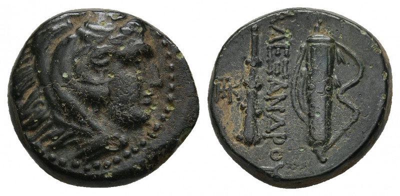 Macedonian Kingdom. Alexander III the Great. 336-323 B.C. AE unit (16.1 mm, 6.48...