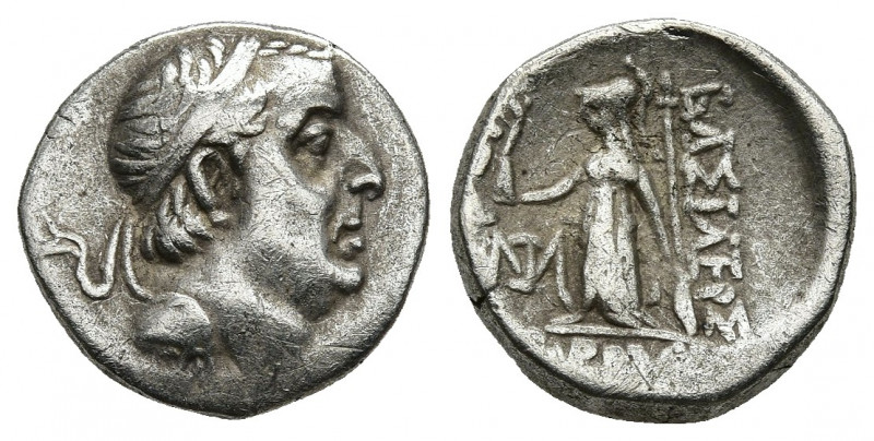 CAPPADOCIAN KINGDOM. Ariobarzanes I Philoromaeus (96-63 BC). AR drachm (14.7mm, ...