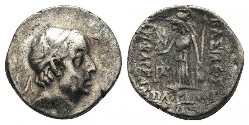 CAPPADOCIAN KINGDOM. Ariobarzanes I Philoromaeus (96-66/3 BC). AR drachm (15.4mm...