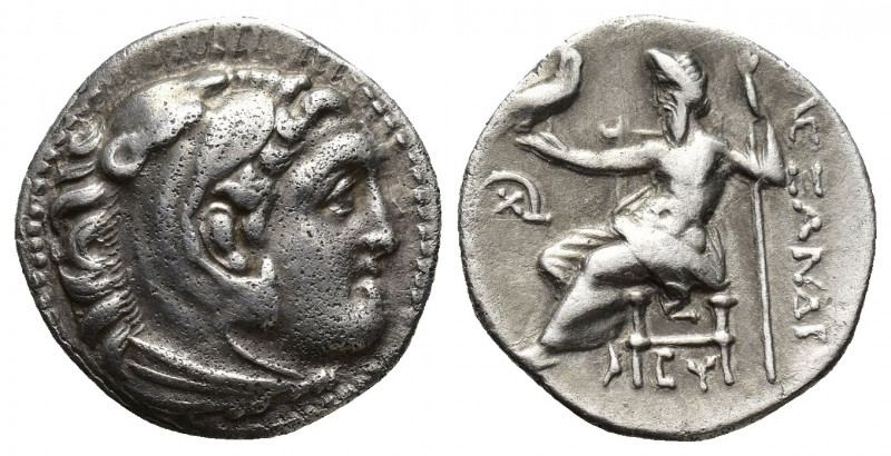 CARIA, Mylasa. Circa 300 BC. AR Drachm (18mm, 4.00 g, ). In the name and types o...