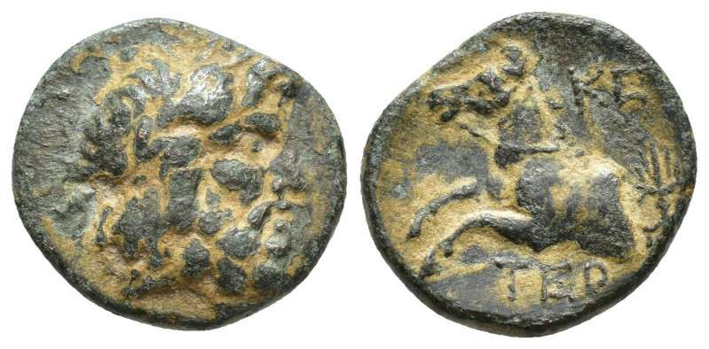 Pisidia, Termessos, 1st century BC. Æ (18mm, 4.00g), year 26 (46/5 BC). Laureate...