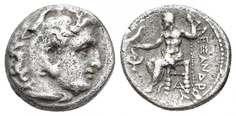 KINGS OF MACEDON. Alexander III 'the Great', 336-323 BC. Drachm (15.9 mm, 3.9 g)...